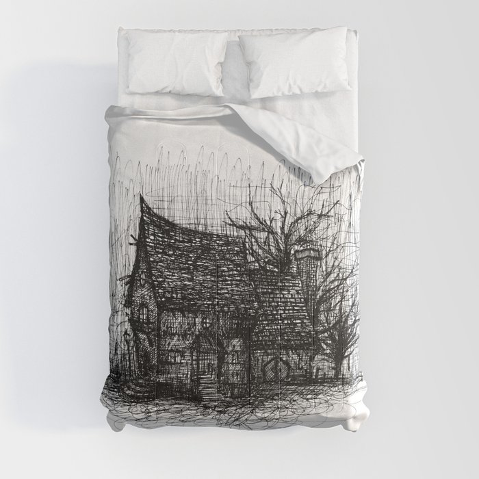 Haunted house Comforter