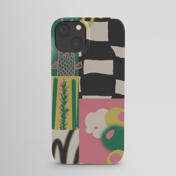 abstract colorful art  iPhone Case
