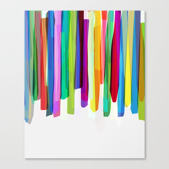 Colorful Stripes 2 Canvas Print