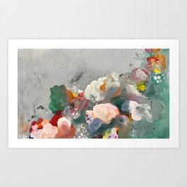 Forest flowers in bloom Art Print