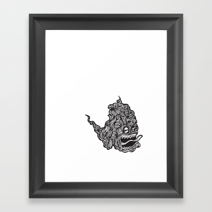 Hairy Smoke Bastard #1 Framed Art Print