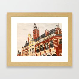 KU Leuven Library; Belgium Framed Art Print