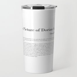 The Picture of Dorian Gray by Oscar Wilde Travel Mug