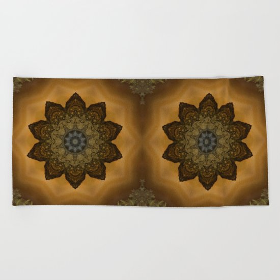 Flower Power Beach Towel