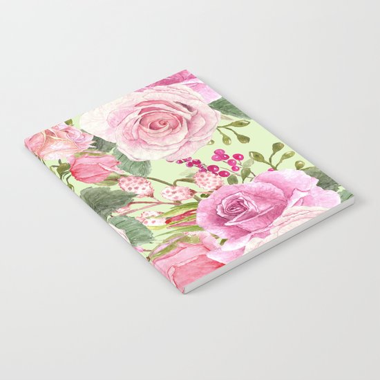 Watercolor Roses #5 Notebook