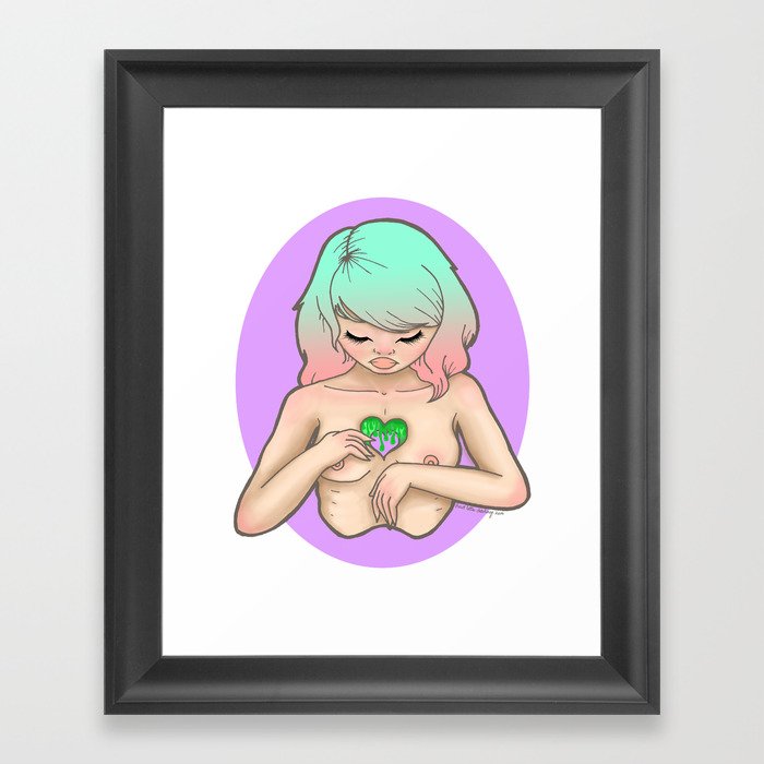Rotten to the core Framed Art Print