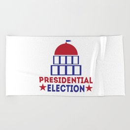 Presidential Election USA American Beach Towel