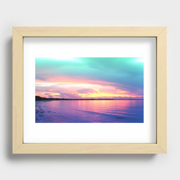 Tropical Tropical Recessed Framed Print