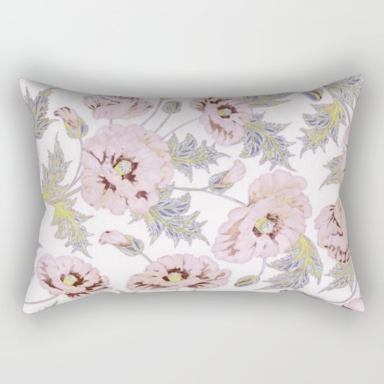 soft poppies Rectangular Pillow