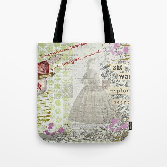 el corazon tiene sus razones Tote Bag
