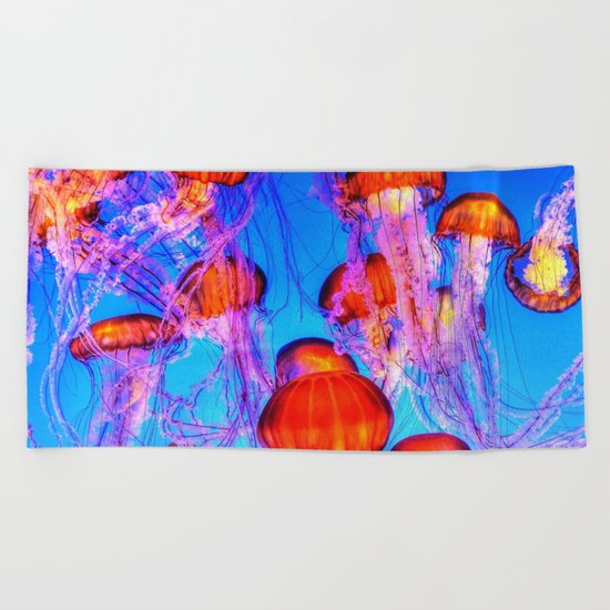 Jellyfish Beach Towel
