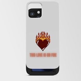 Love On Fire iPhone Card Case