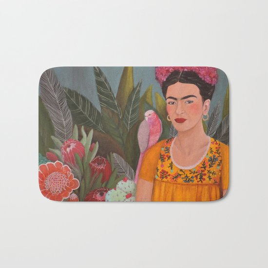 Frida a la casa azul Bath Mat