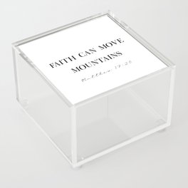 Matthew 17:20  Acrylic Box