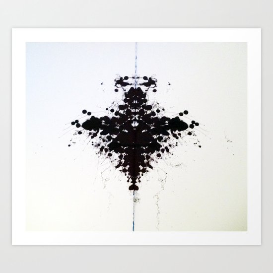INKBLOT 2 Art Print