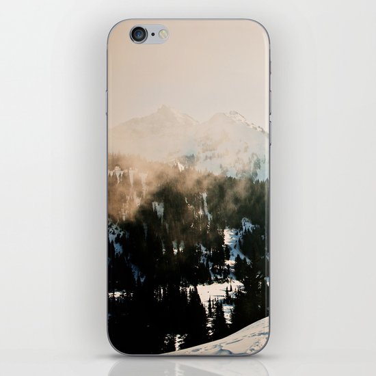 Winter Mountain Hike iPhone Skin
