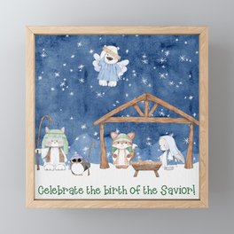 Celebrate Jesus' Birth Framed Mini Art Print