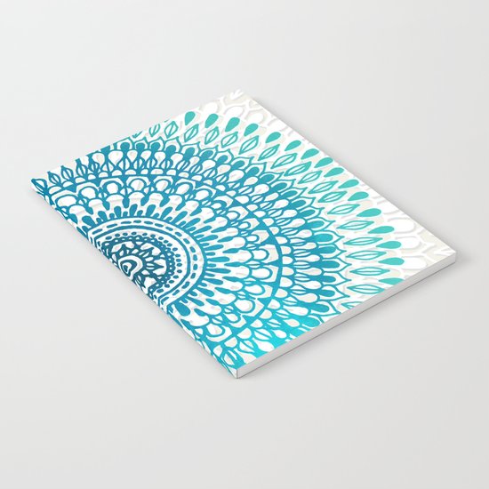 Radiate in Teal + Emerald Notebook