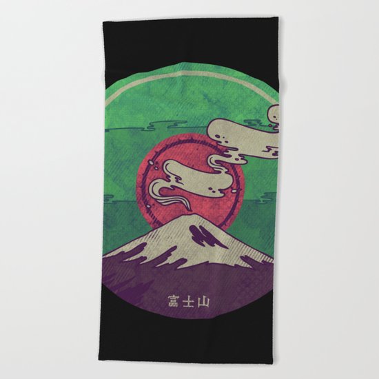 Mt. Fuji Beach Towel