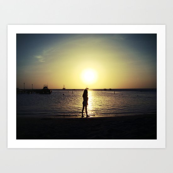 sunset Art Print