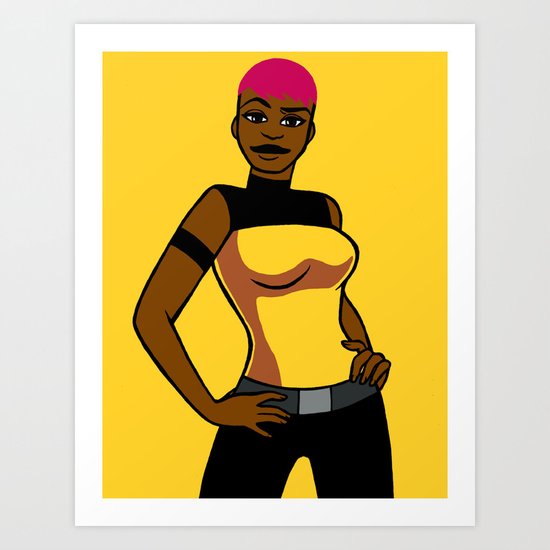 DC Poster Girls - Max Gibson Art Print