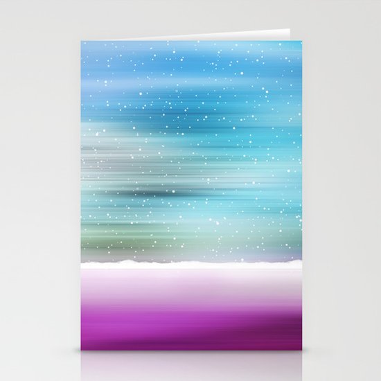 SNOWY Stationery Cards