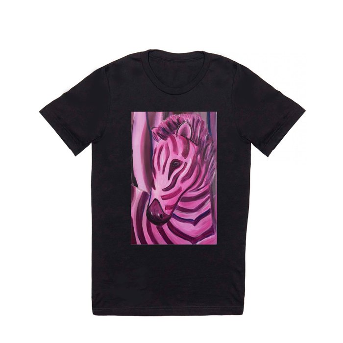 Pink Zebra T Shirt
