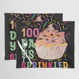Days Of School 100th Day 100 Sprinkled Fun Placemat