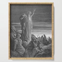 Ezekiel Prophesying - Gustave Dore Serving Tray