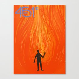 [Book Series] Fahrenheit 451 Canvas Print