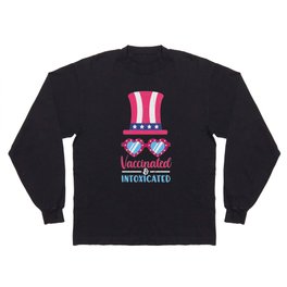 Vaccinated And Intoxicated Long Sleeve T-shirt