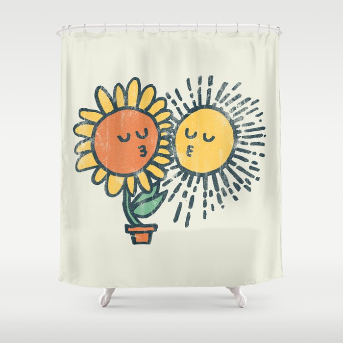Sun Kissed sunflower Shower Curtain