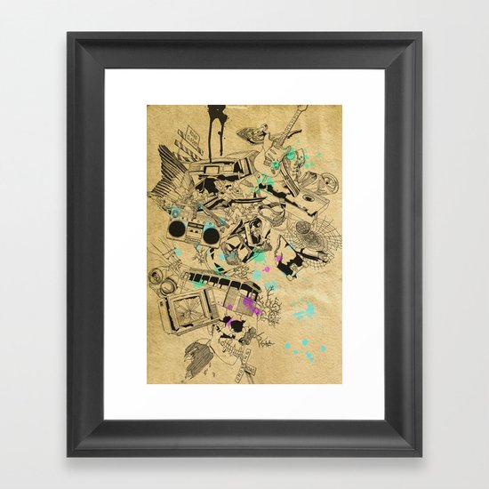 My Broken Dreams Framed Art Print