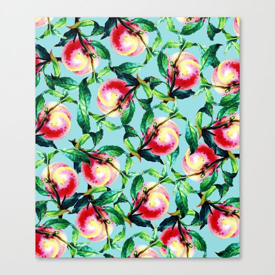 Peachy #society6 #decor #buyart Canvas Print