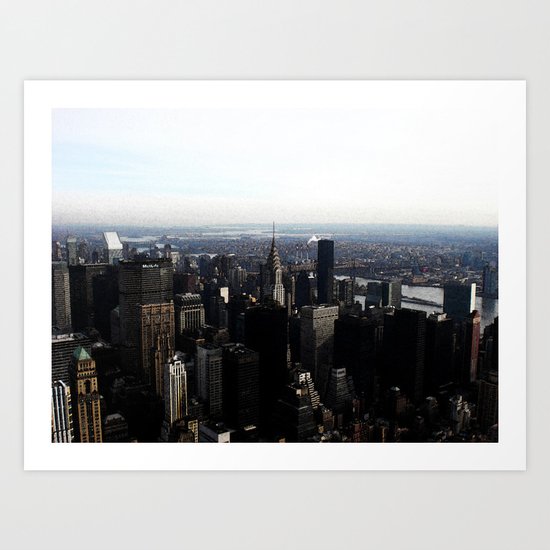 New York Skyline Art Print