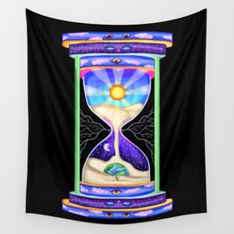 Infinite Hourglass of Eternal Life Wall Tapestry