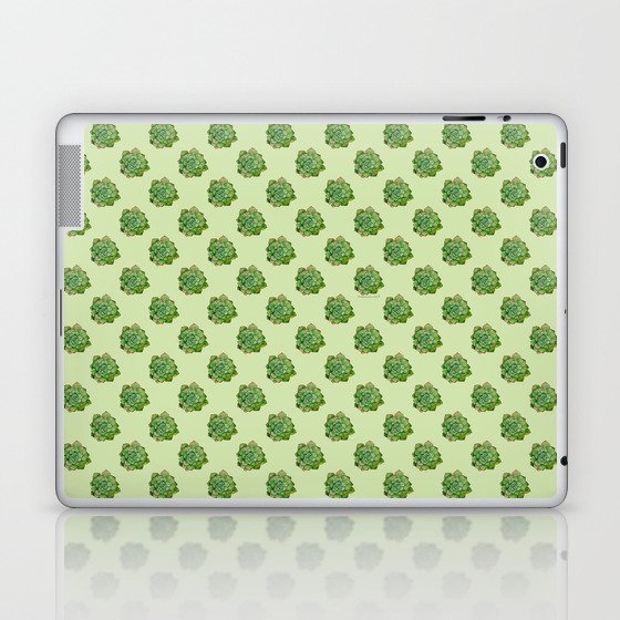 Succulent in watercolor | Green and red colour palette Laptop & iPad Skin