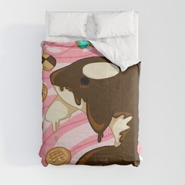 Chocolate Orca Comforter