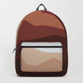 Abstract Landscape mountain Backpack