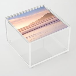 Sunset on the Oregon Coast | PNW Travel Photography | Beach and Waves Acrylic Box