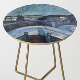 Edvard Munch - Starry Night Side Table