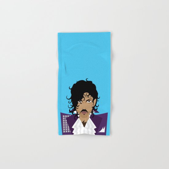 The Emoji-fication of His Purple Majesty: The Purple One Hand & Bath Towel