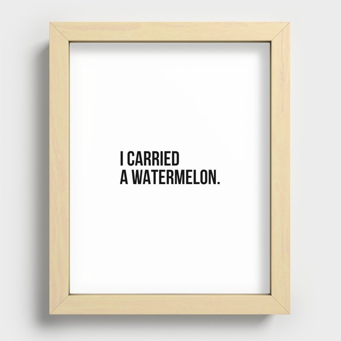 Recessed Framed Print