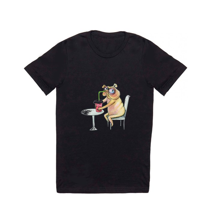 Pug dog with diet cola T Shirt