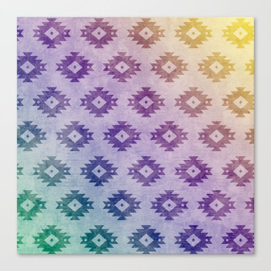 Aztec Pattern 06 Canvas Print