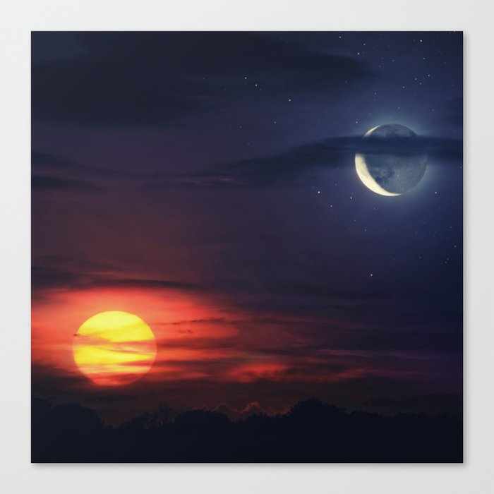 We Eclipsed Canvas Print