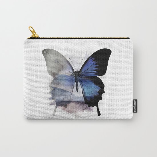 Blue Shadows Butterfly Carry-All Pouch
