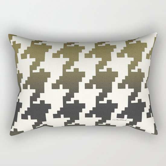The Houndstooth Vault Rectangular Pillow