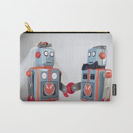 Two robots getting married Carry-All Pouch