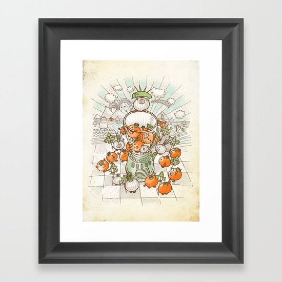 Salsacrifice! Framed Art Print